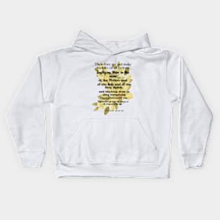 Matthew 28:19-20 Famous Bible Verses Kids Hoodie